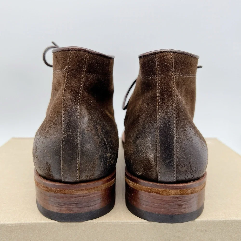 Magnanni Men's Mundo Chukka Boots Brown Suede US 9.5